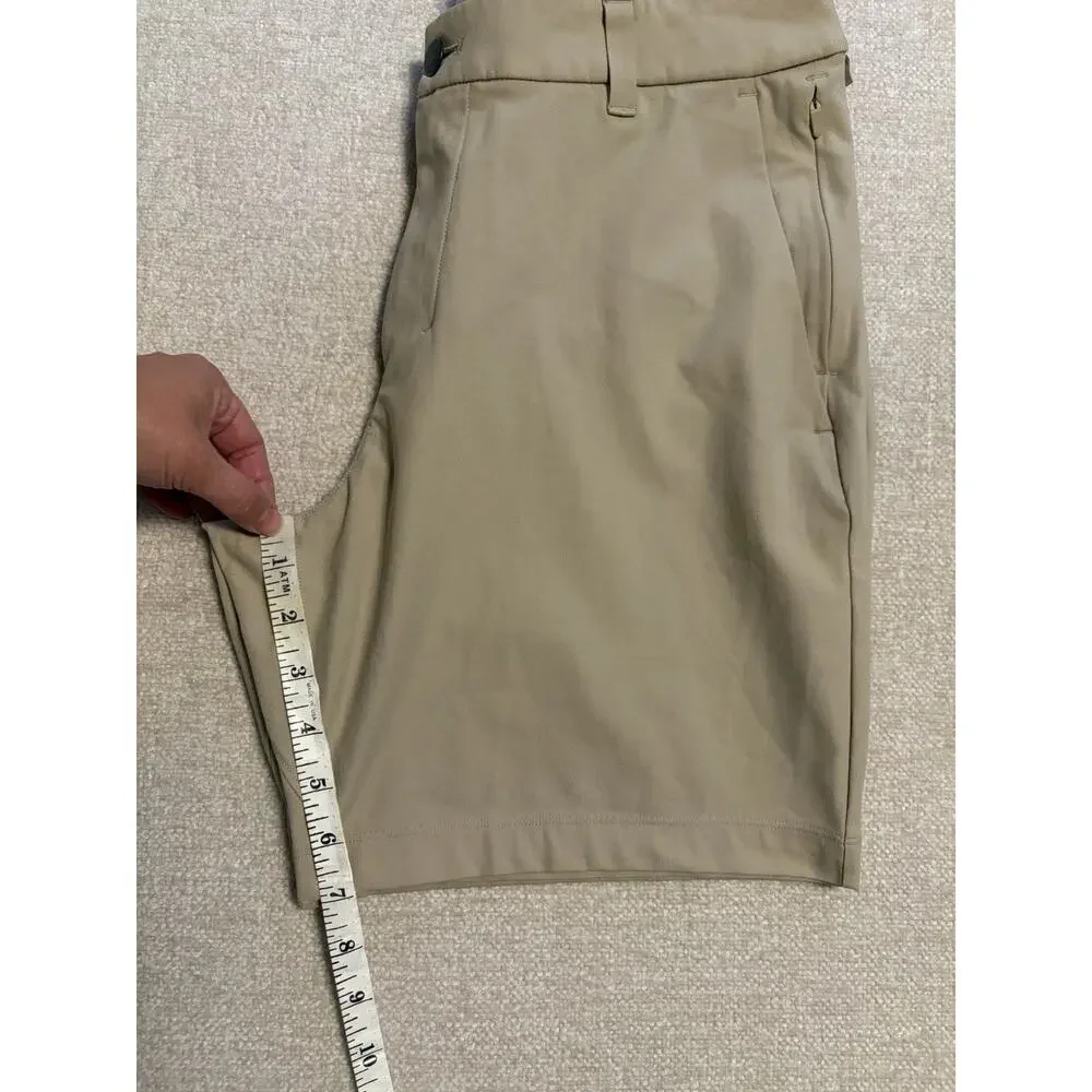 Lululemon Commission Short Mens 31 Chino Classic 7 Inseam Golf Preppy Beige